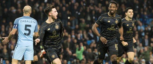 Patrick Roberts scored against Manchester City in the Champions League