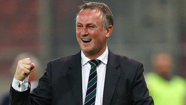 Northern Ireland manager Michael O'Neill