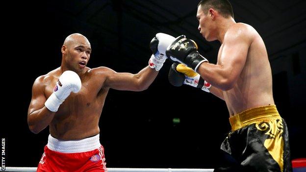 British super-heavyweight boxer Frazer Clarke