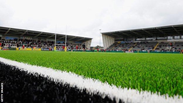 Kingston Park, home of Newcastle Falcons