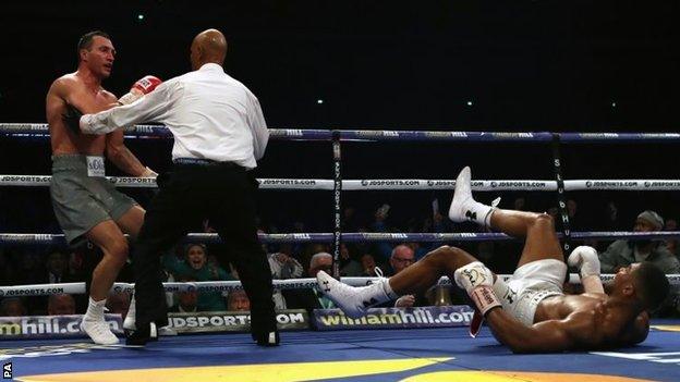 Wladimir Klitschko and Anthony Joshua