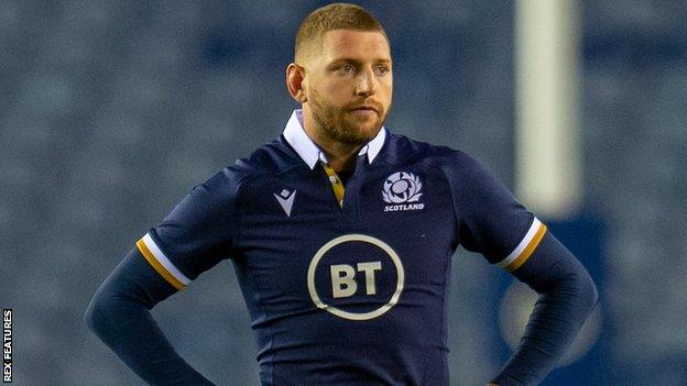 Finn Russell made his first Scotland appearance of 2020 in Friday's 48-7 win over Georgia