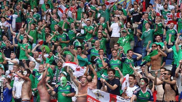 Northern Ireland fans