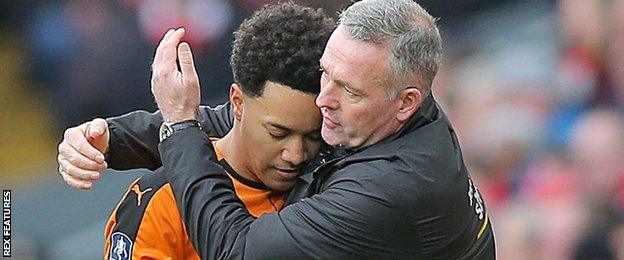 Helder Costa played a prominent part for Paul Lambert's Wolves in their FA Cup fourth-round win at Anfield