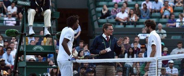 Gael Monfils and Gilles Simon