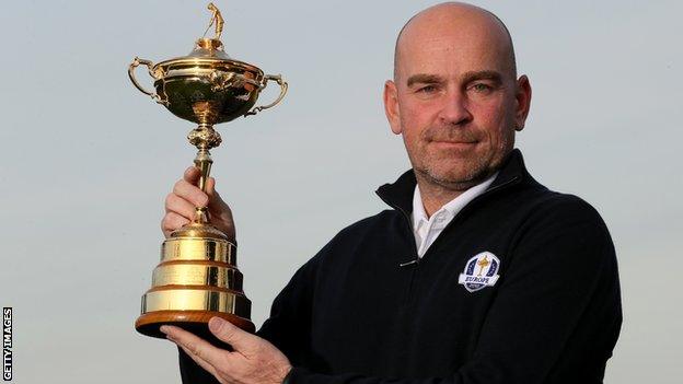 Thomas Bjorn named European Ryder Cup captain