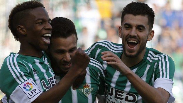 Real Betis celebrate