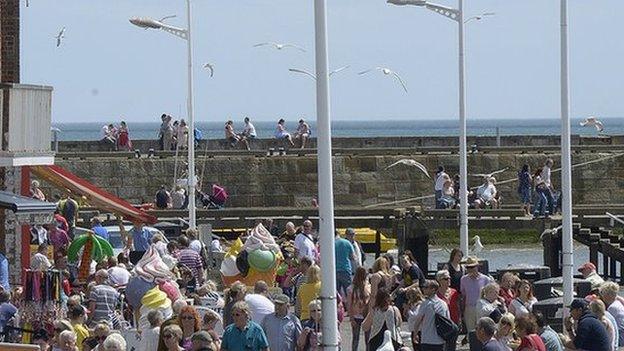 Crowds at Bridlington Seafood Festival