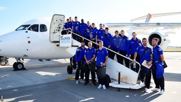 Inverness travelled to Romania in their only season in continental competition