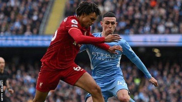 Trent Alexander-Arnold and Phil Foden