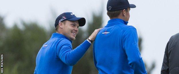 Danny Willett and Jonathan Smart