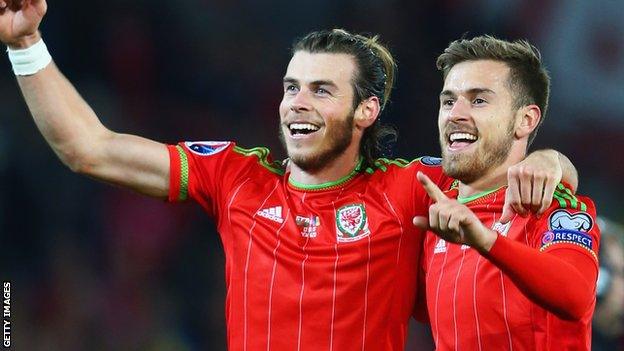 Gareth Bale and Aaron Ramsey