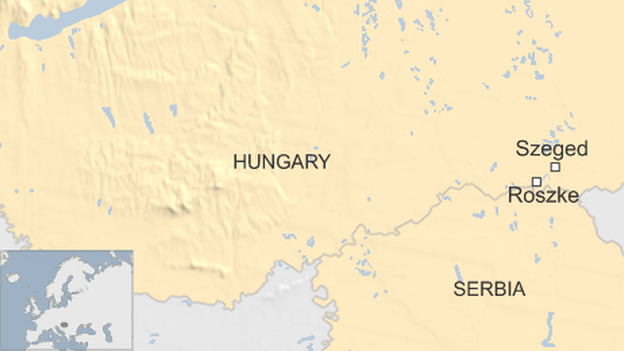 Hungary map