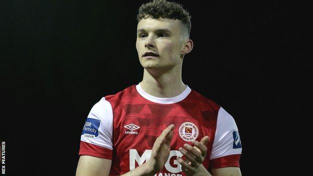 Luke McNally in action for St Patrick's Athletic