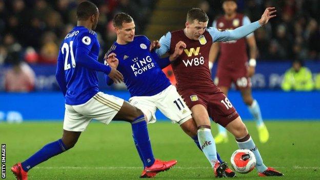 Aston Villa v Leicester