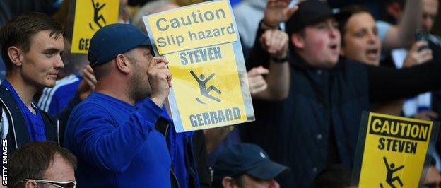 Steven Gerrard slip