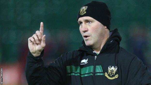 Northampton backs coach Alex king