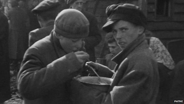 children at Bergen Belsen