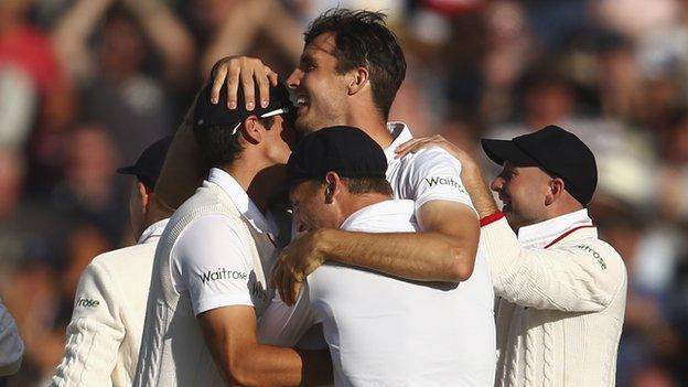 England celebrate