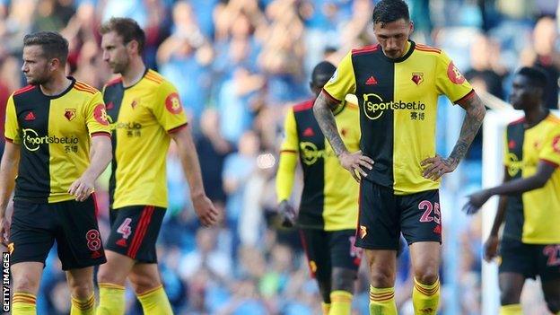 Watford are bottom of the Premier League and are yet to win