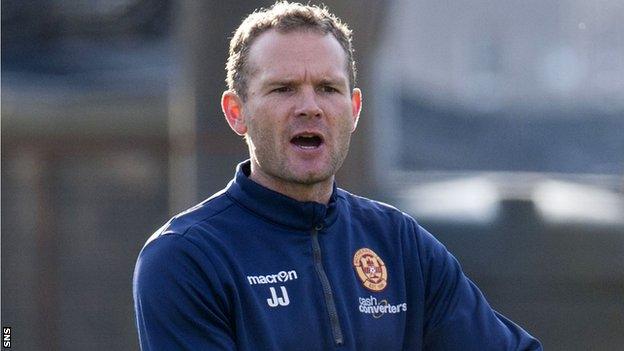 Jonatan Johansson pictured during his time as coach of Motherwell's Under-20s