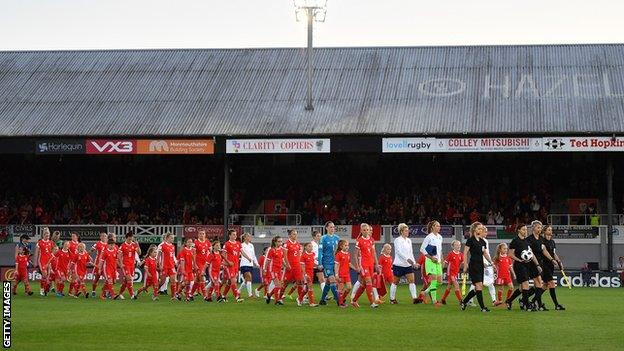 Wales v England at Rodney Paradeor