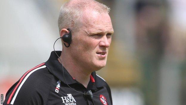 Derry manager Damian McErlain