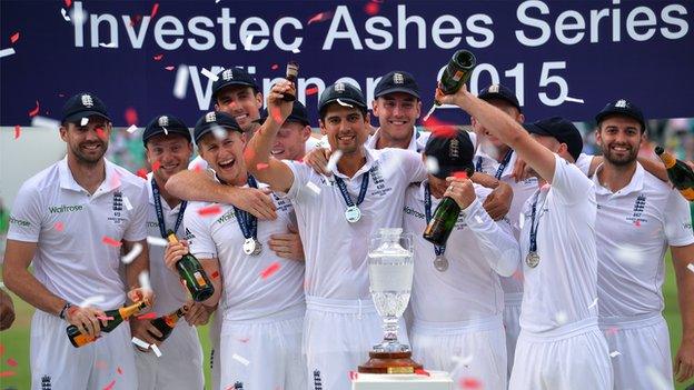 England Ashes team 2015