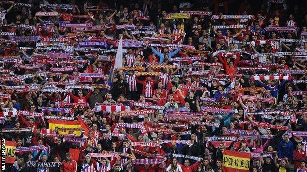 Atletico Madrid fans