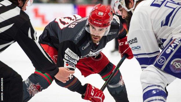 Jake Coughler of Cardiff Devils