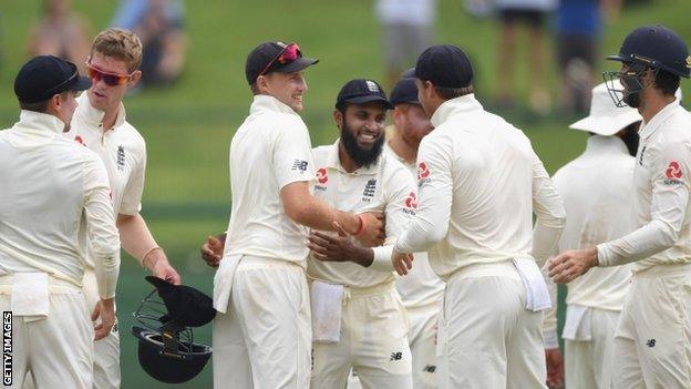 England celebrate