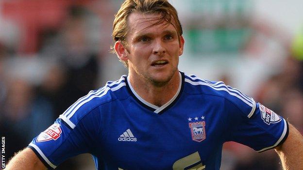 Ipswich midfielder Jay Tabb