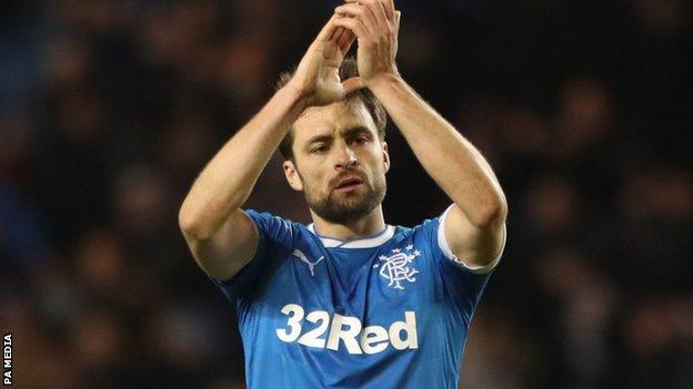 Russell Martin spent the second half of the 2017-18 season on loan at Scottish giants Rangers