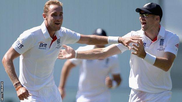 Stuart Broad and Jimmy Anderson