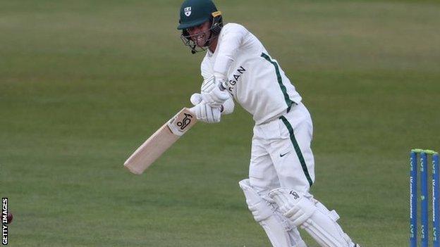 Worcestershire opener Jake Libby's third century of the summer takes him to 771 runs for the season -within 16 of the country's top scorer, Durham's David Bedingham