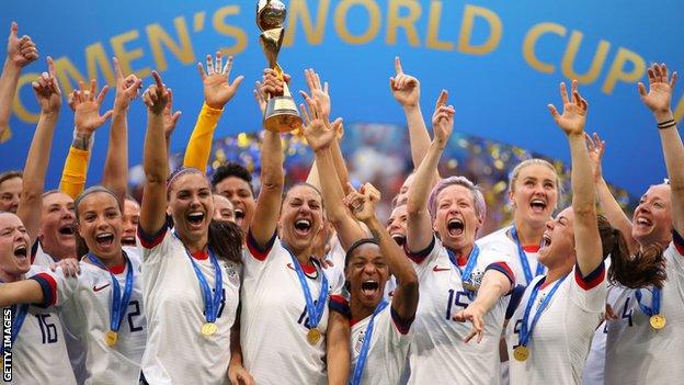 USA World Cup winners celebrating