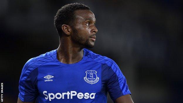 Cuca Martina in action for Everton