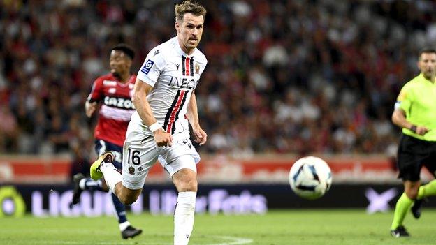 Aaron Ramsey has made nine appearances for Nice since joining the Ligue 1 side in August, scoring one goal