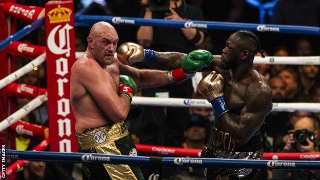 Tyson Fury and Deontay Wilder