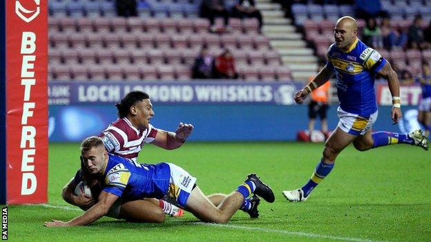 Jarrod O'Connor scores for Leeds