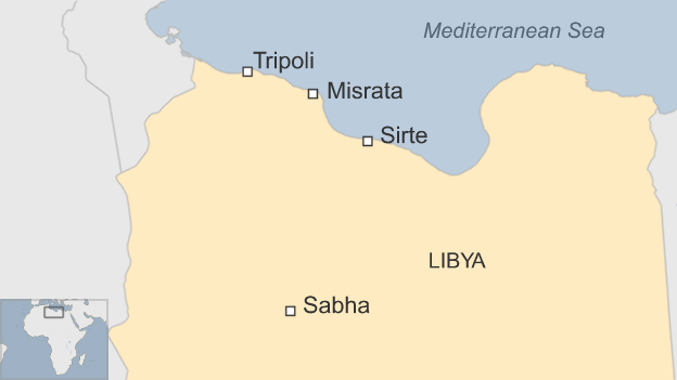 Map of Libya