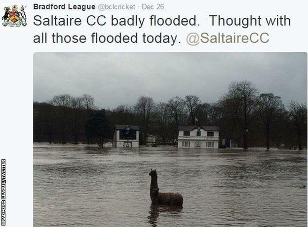 Saltaire Cricket Club in the Bradford League
