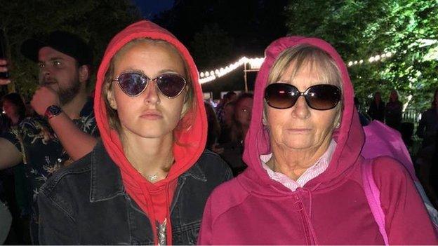 Leah Williamson with Nan