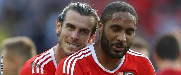 Gareth Bale and Ashley Williams