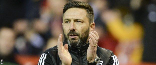 Aberdeen manager Derek McInnes