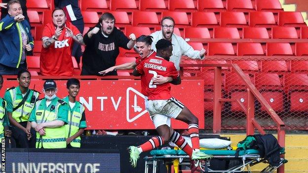 Charlton celebrate