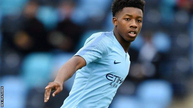 Former England Under-15s striker Keyendrah Simmonds has scored 23 goals in two seasons for Manchester City at under-18 level