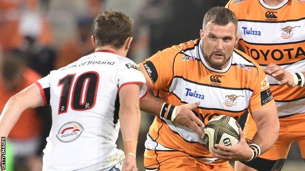 Cheetahs prop Aranos Coetzee