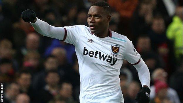 West Ham striker Diafra Sakho