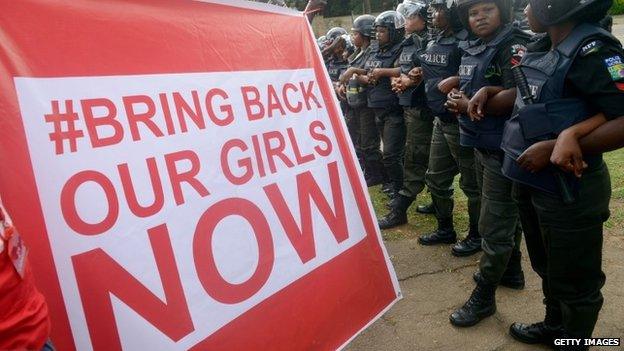 Demonstration in support of the Bring Back Our Girls campaign in Abuja, Nigeria